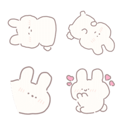 [LINE絵文字] Emoji : rabbit *の画像
