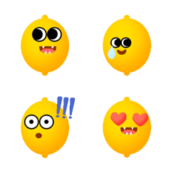 [LINE絵文字] Hi Lemon CC Emojiの画像