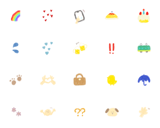 [LINE絵文字]evryday emojiの画像一覧