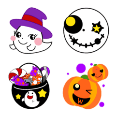 [LINE絵文字] Happyハロウィーン vol.1 ♡ Cute絵文字の画像