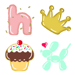 [LINE絵文字] バルーンショップ Birthday ver. vol.2の画像