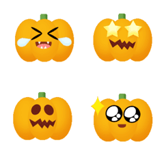 Hi pumpkin emojiの絵文字メイン画像