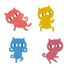 ▶︎踊る♪ねこだらけ！ダンス！2！の絵文字メイン画像