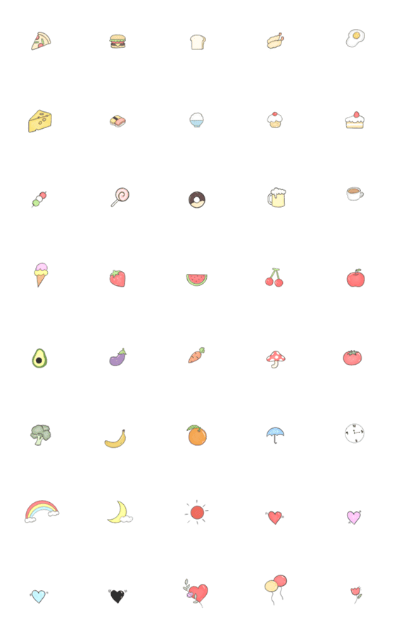 [LINE絵文字]emoji cute！の画像一覧