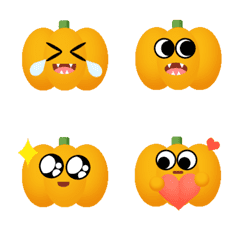 Hi pumpkin Animation Emojiの絵文字メイン画像