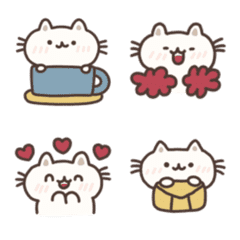 [LINE絵文字] EMOJI CAT PIKKALIKの画像