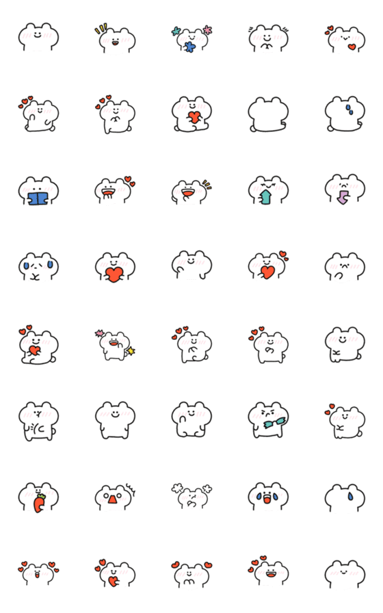 [LINE絵文字]BEAR EMOJI PY PIKKALIK *の画像一覧