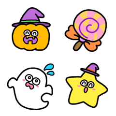 [LINE絵文字] ハロウィン！かわいい＆キュート絵文字2の画像