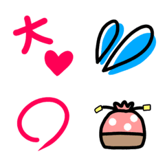 [LINE絵文字] がんばってる絵文字の画像