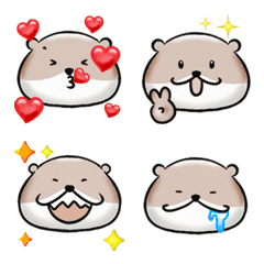 [LINE絵文字] こつめかわうそのかわかわちゃん。8うごの画像