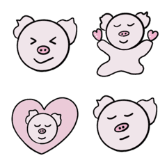 [LINE絵文字] stinky pig HBDの画像