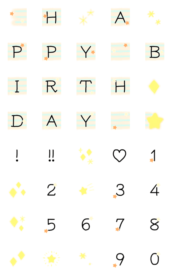 [LINE絵文字]星屑HAPPY BIRTHDAY！《さそり座》の画像一覧