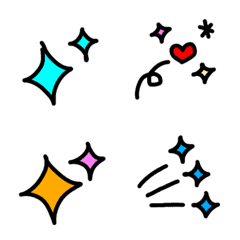 動く！キラキラ絵文字の絵文字メイン画像