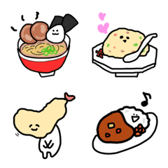 [LINE絵文字] かわいい食べものたち【修正版】の画像