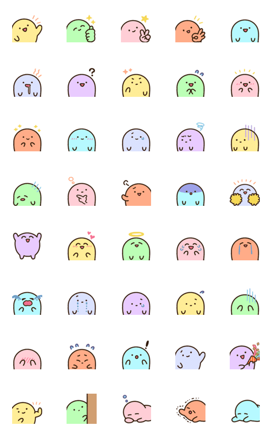 [LINE絵文字]癒しのベビーたちの画像一覧