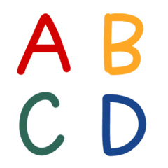 A-Z colorsの絵文字メイン画像