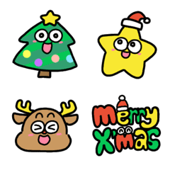 [LINE絵文字] クリスマスのかわいい＆キュート絵文字の画像