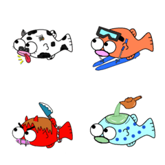ご当地メダカの絵文字メイン画像
