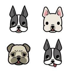 [LINE絵文字] ペチャ犬絵文字の画像