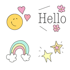 [LINE絵文字] 毎日かわいくなる絵文字♡の画像
