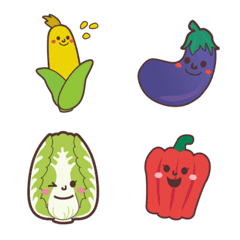 [LINE絵文字] かわいい野菜1の画像