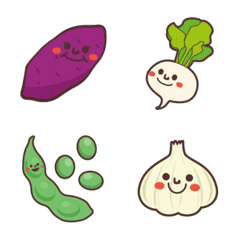 [LINE絵文字] かわいい野菜2の画像