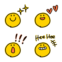 [LINE絵文字] あのファニーフェイス by ano (ラフ)の画像
