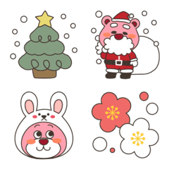 [LINE絵文字] オルソくんのクリスマスと年末年始2022の画像