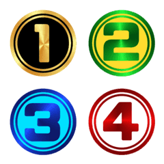 [LINE絵文字] elegant numbers [emoji]の画像