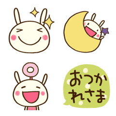 [LINE絵文字] 使える☆どちウサ絵文字の画像