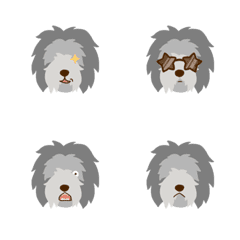 [LINE絵文字] 9F_Bobtail dogの画像