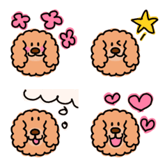 あのファニーフェイス by ano (ラフな犬04)の絵文字メイン画像