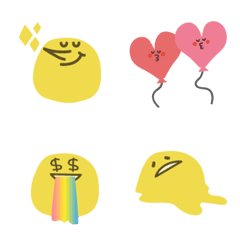 [LINE絵文字] #シンプルスマイル絵文字 14の画像