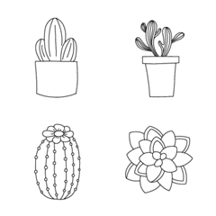 [LINE絵文字] line cactusの画像