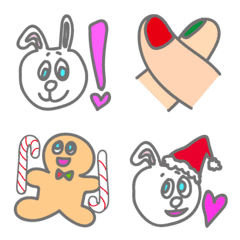 簡単使える★ホリデーシーズン英語絵文字23の絵文字メイン画像