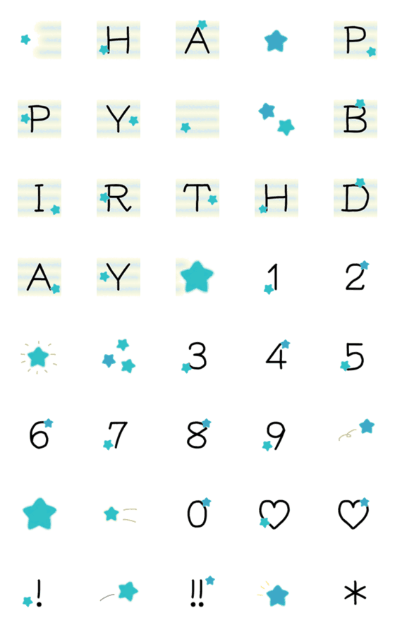 [LINE絵文字]12星座のHAPPY BIRTHDAY！《やぎ座》の画像一覧