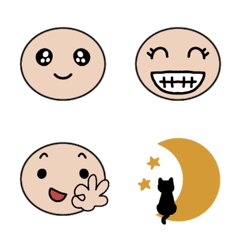 [LINE絵文字] Emoticons that can be used every dayの画像