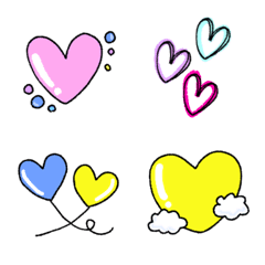 mekabuのハート♡カラフルの絵文字メイン画像