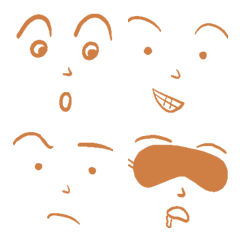 [LINE絵文字] eyebrow kunの画像