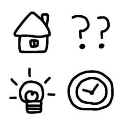 [LINE絵文字] 動く❣️シンプル・イズ・ベスト♡の画像
