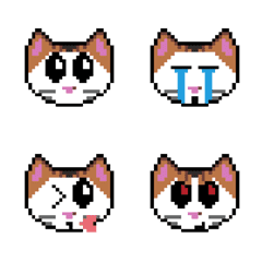 [LINE絵文字] Pixel Leo - Emoji Setの画像