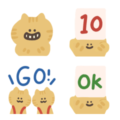 [LINE絵文字] About my orange cat life, Doupi Junの画像