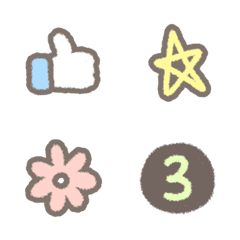 [LINE絵文字] Editor's emoji-Cute Label03の画像