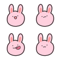 [LINE絵文字] PinkRabbit xuanの画像