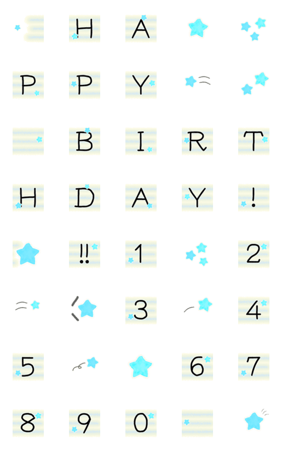 [LINE絵文字]12星座のHAPPY BIRTHDAY！《うお座》の画像一覧