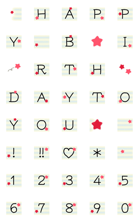 [LINE絵文字]12星座のHAPPY BIRTHDAY！《おひつじ座》の画像一覧