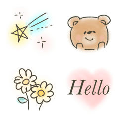 [LINE絵文字] ほんわか絵文字♡の画像