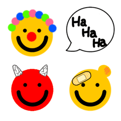 [LINE絵文字] ニコちゃんの色んな顔の画像