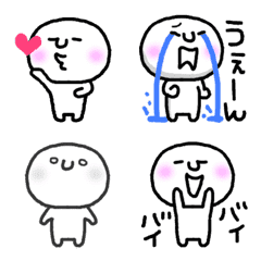 [LINE絵文字] やっぱりかわいい☆二頭身☆うごく絵文字の画像