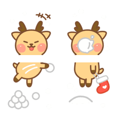 [LINE絵文字] Bambi emoji - winter vibeの画像